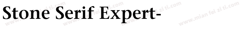 Stone Serif Expert字体转换